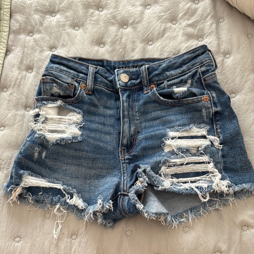 American Eagle Outfitters Distressed Denim Shorts